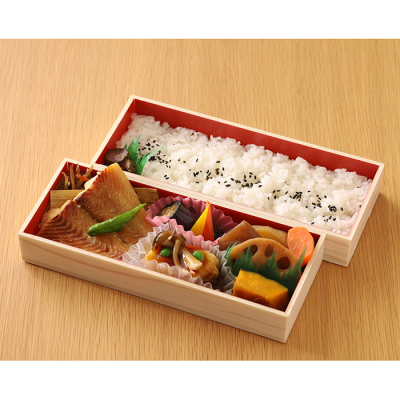 【弁当】[まつおか]カラスカレイ二段弁当（味噌漬け焼き）