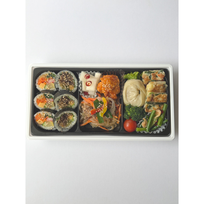 【弁当】[カンナムデリ]2種キンパの彩り膳