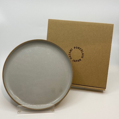 プレート(18.5cm) グロスグレー HPM003