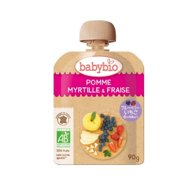 ベビースムージーアップル・ブルーベリー・ストロベリー