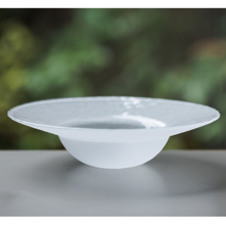 フロスト硝子　７インチハットボウル