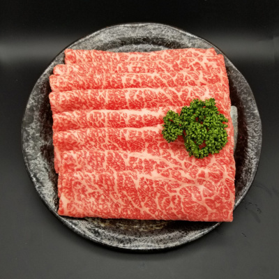 国内産黒毛和牛モモすき焼用≪クール便・冷蔵≫