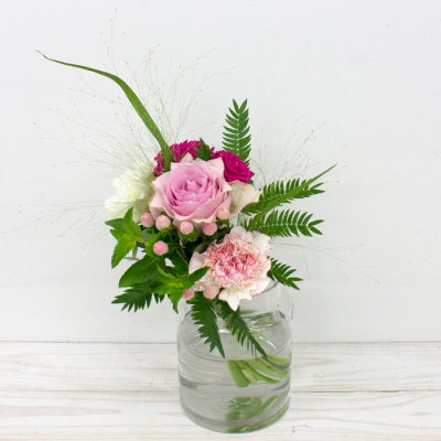 ブーケ　PINK　S　flower vase set