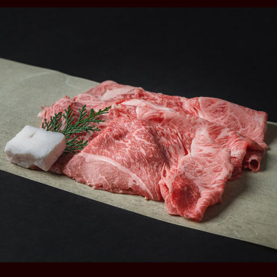 国内産黒毛和牛　ロース・赤身2種盛合せ すき焼き肉　400g　2人前≪クール便・冷凍≫