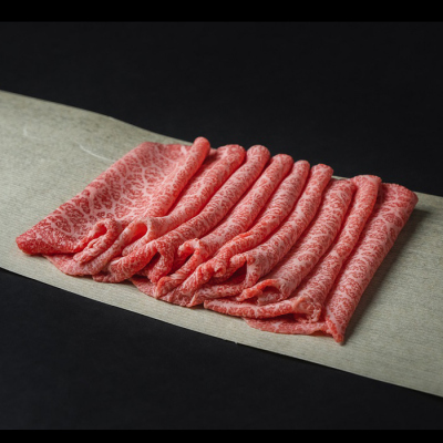 国内産黒毛和牛　モモしゃぶしゃぶ肉　400g　2人前≪クール便・冷凍≫