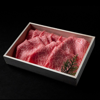 国内産黒毛和牛　モモしゃぶしゃぶ肉　600g　3人前　※ご進物用（折詰）≪クール便・冷凍≫