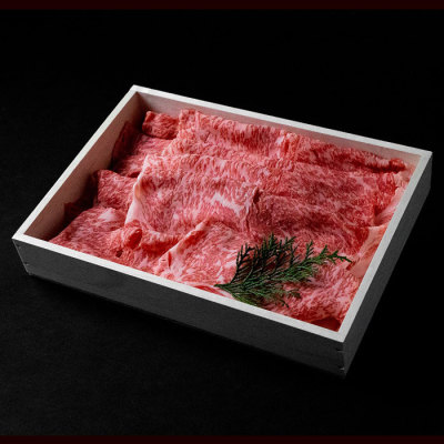 国内産黒毛和牛　ロースしゃぶしゃぶ肉　800g　4人前　※ご進物用（折詰）≪クール便・冷凍≫