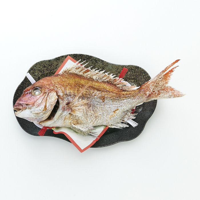 【縁起物】高級 開店 額　恵比寿・鯛（イゲタ）　JOA-261 おめでたおみくじ縁起物 生涯安鯛｜大漁祈願にも