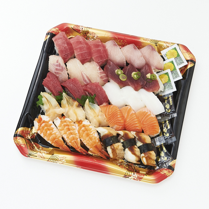 寿司盛り合わせ 9慣+エビフライおまけ✨ Gluttony] Challenge