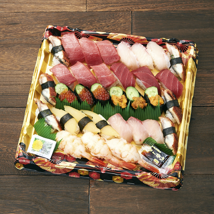 本マグロ中トロ入り寿司盛合せ 33貫【寿司・予約】(sf220392)｜阪神