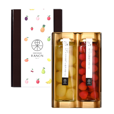 KANON 国産コンポート2本アソート（FC-P2229）