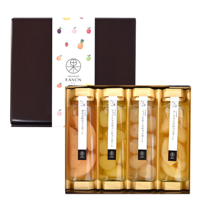 KANON 国産コンポート4本アソート（FC-P2231）