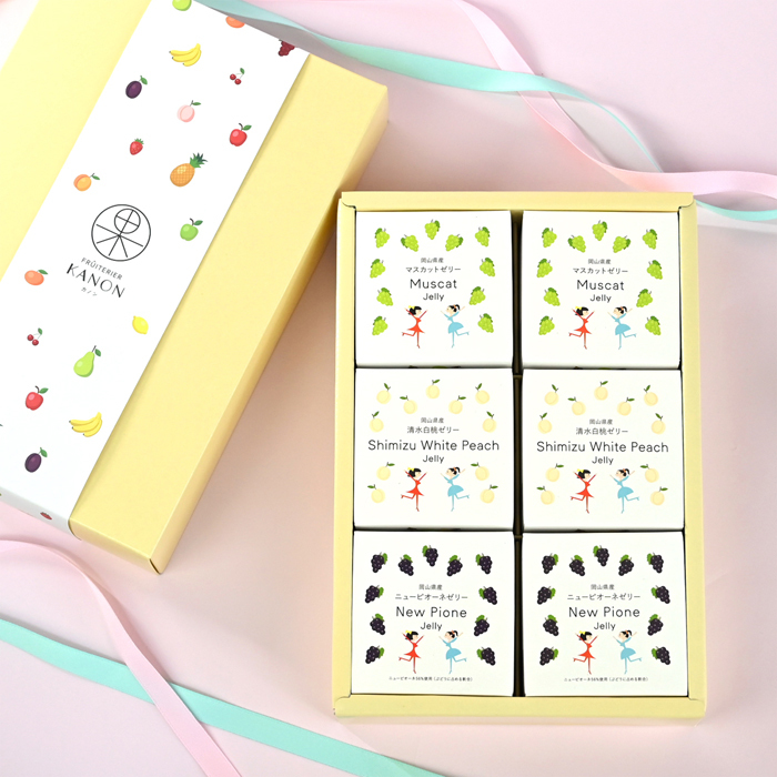 岡山果実ゼリー 6個入（FC-P2205）(sf221327)｜阪神オンライン