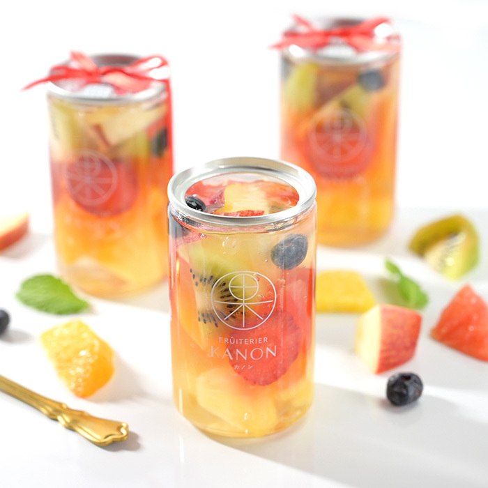 フルーツCanポンチ（7種の果実）6本入 210ml缶≪クール便・冷蔵