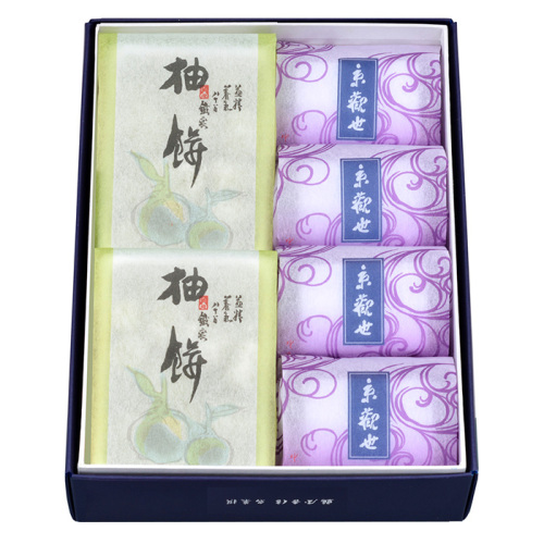 鶴屋吉信 京観世・柚餅詰合せ(個包装6個入)(KYK-6) 鶴屋吉信 京観世・柚餅詰合せ(個包装6個入)(KYK-6)