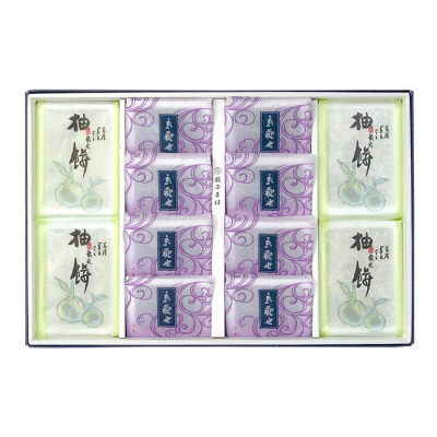 京観世・柚餅詰合せ（個包装12個入）（KYK-12）