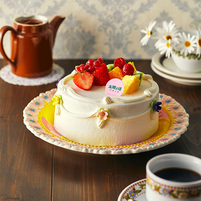 フルーツデコレーションケーキ 4号【ケーキダイアリー】(sf231528
