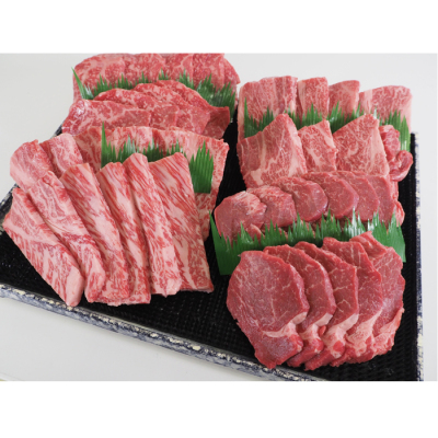 国内産黒毛和牛セット【福】(8～10人前／1,600g)【バーベキューセット】