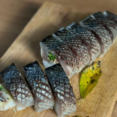 【2024年1月20日(土)お届け】炙り寒鯖寿司≪クール便・冷蔵≫