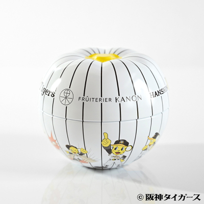 阪神タイガース　フルーツゼリー白黒缶