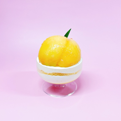 ピーチメルバパフェ