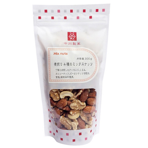 今川製菓 素煎り4種のミックスナッツ【大阪みやげ】 今川製菓 素煎り4種のミックスナッツ【大阪みやげ】