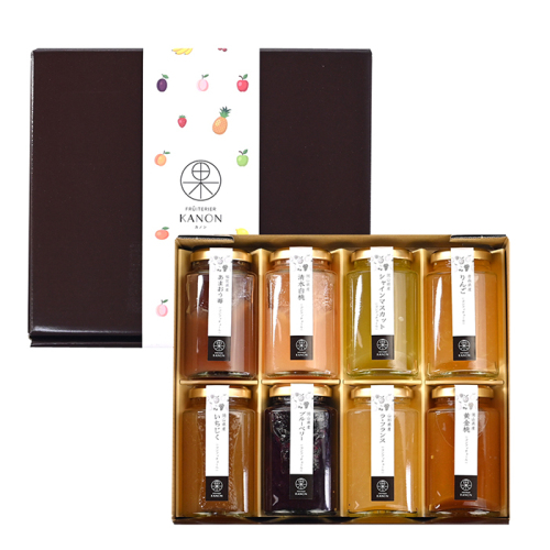 フリュテリーカノン KANON 国産コンフィチュール8本アソート(FC-P2236)【大阪みやげ】 フリュテリーカノン KANON 国産コンフィチュール8本アソート(FC-P2236)【大阪みやげ】