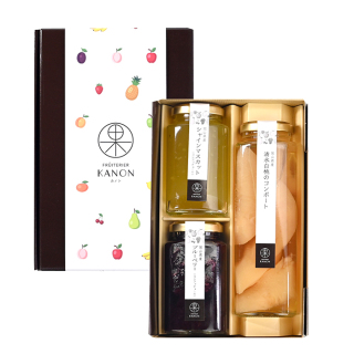 KANON 国産コンフィチュール＆コンポート3本アソート（FC-P2237）【大阪みやげ】