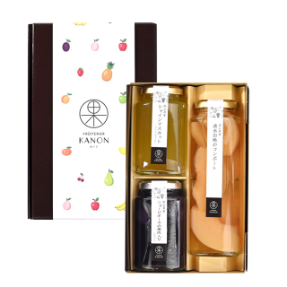 KANON 国産果実のデザートアソート3本（FC-P2241）【大阪みやげ】