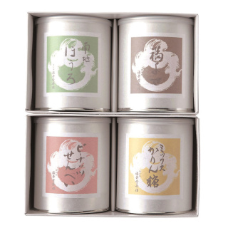 丸缶せんべい4缶セット