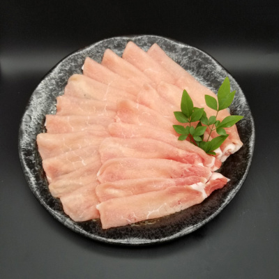 鹿児島県産黒豚「黒の匠」ロースしゃぶしゃぶ用 600g≪クール便・冷蔵≫