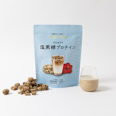 「JIMOTEIN」沖縄県西表島の塩黒糖プロテイン