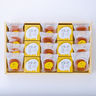 マドレーヌと平飼いカケッコたまごのカスタードプリンのアソートギフトLL