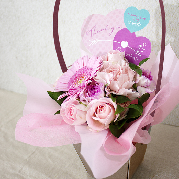 フラワーアレンジメントPink-Cherish-（AC-1）【母の日】(sf261052