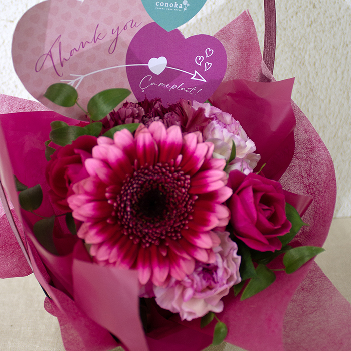 フラワーアレンジメントRed-Adoration-（AC-2）【母の日】(sf261053