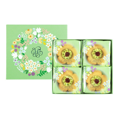 花ラングピスタチオ 4個入（40895）【大阪みやげ】≪クール便・冷蔵≫