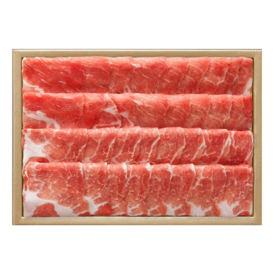 鹿児島県産黒豚肩ロース薄切り 500g≪クール便・冷蔵≫