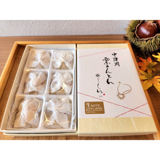 栗きんとん 6個入＜10月7日～11日受け取り＞【中津川 栗きんとん祭】