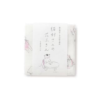 猫村さんの花ふきん