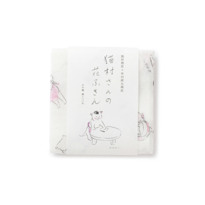 猫村さんの花ふきん