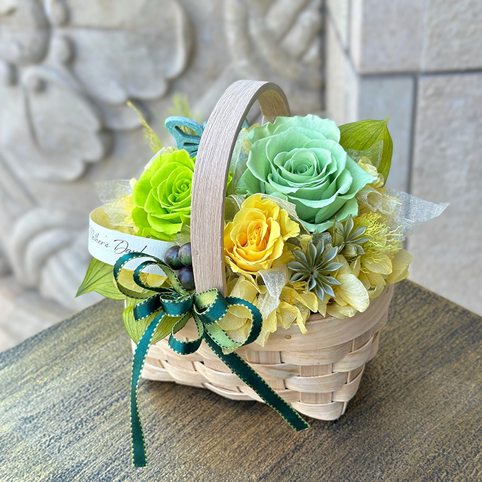 プリザーブドフラワー Natural Basket【母の日】(sg260021)｜阪神