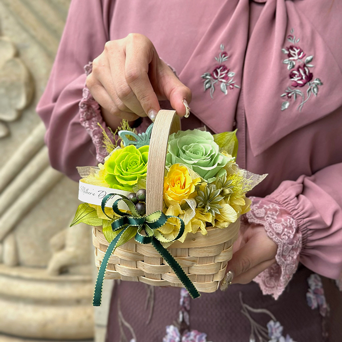 プリザーブドフラワー Natural Basket【母の日】(sg260021)｜阪神