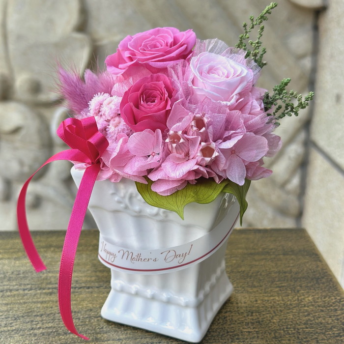 プリザーブドフラワー プティブラン ピンク【母の日】(sg260037)｜阪神