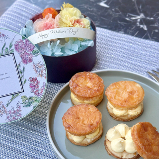 BRULEE MERIZE Merchee　プリザーブドフラワーセット（ブリュレクリーミーアマン8個入り）≪クール便・冷蔵≫【母の日】