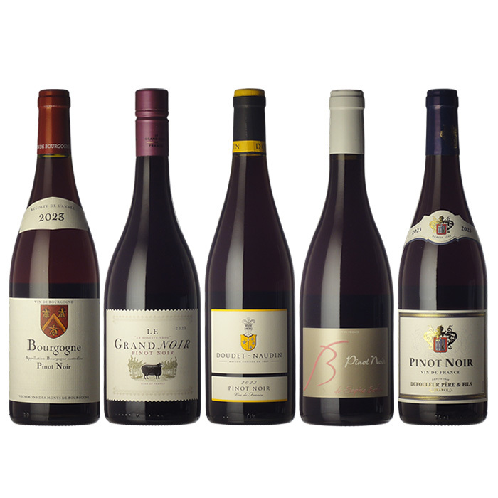 ブルゴーニュ入り！フランス産ピノ・ノワール5本セット【阪神の福袋