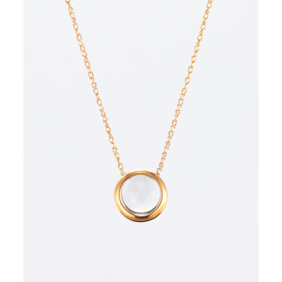 K18ローズクォーツプチネックレス(sj210144)｜阪神オンライン