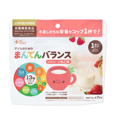 子どものためのまんてんバランス〈いちご味〉70g（KID-DRNK-D70）