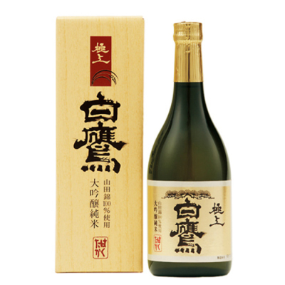 「白鷹」大吟醸純米 極上白鷹（箱入）720ml[N-054]