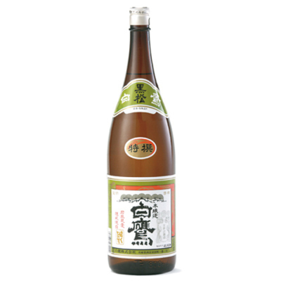 「白鷹」本醸造 特撰 黒松白鷹（箱なし）1800ml[N-055]