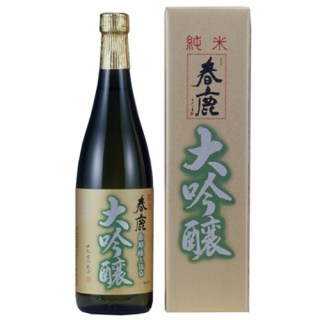 「春鹿」純米大吟醸（箱入）720ml[N-064]